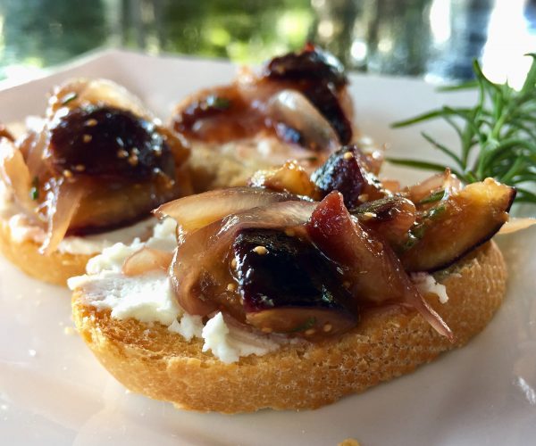 Fig Onion Bruschetta